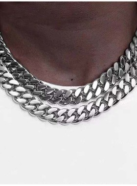 欧美时尚潮牌不锈钢钛钢项链