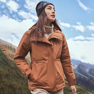 哥伦比亚2023秋冬新款三合一防水冲锋衣女登山服外套羽绒服XR2915