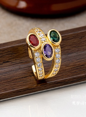 2026新款复古开口戒指轻奢指环