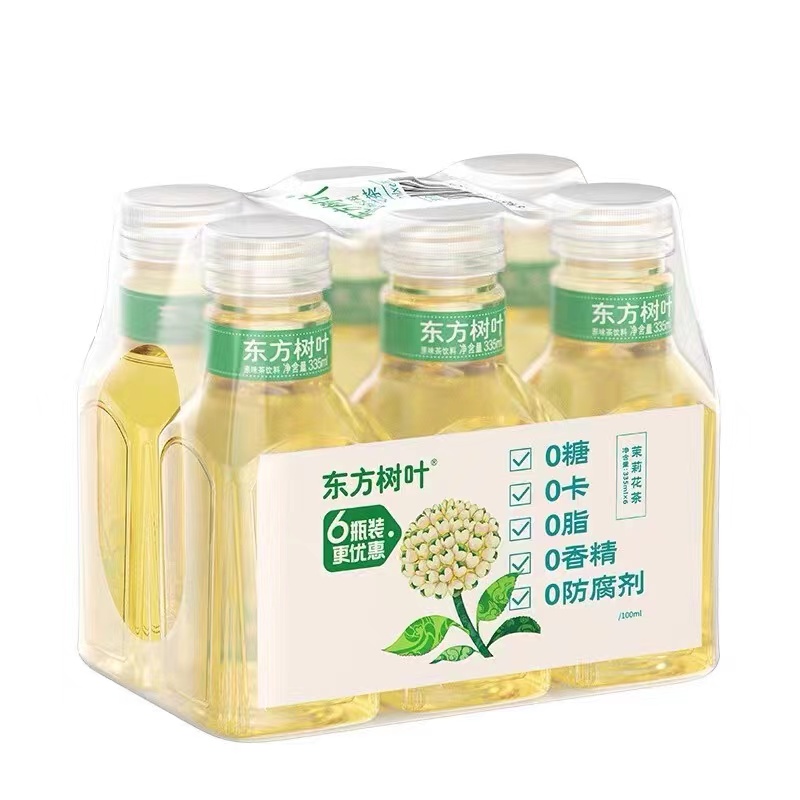 农夫山泉东方树叶335ml*6小瓶迷你乌龙茶茉莉花茶无糖零卡零脂肪