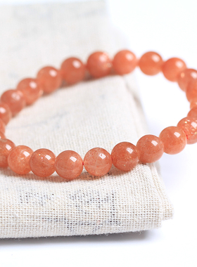 天然金草莓晶手链三圈多圈手串