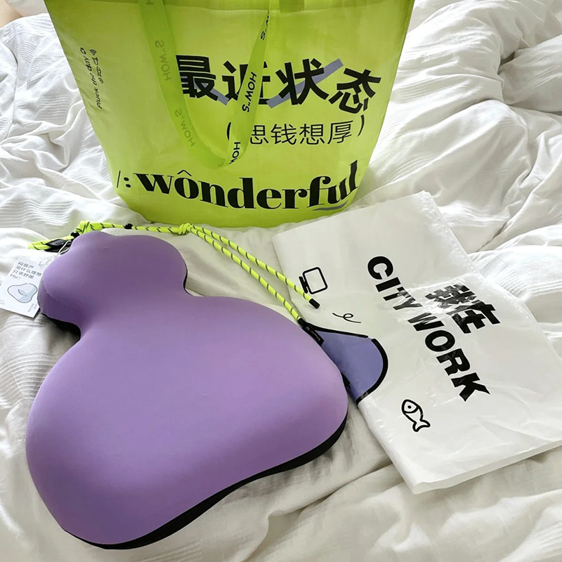 HOWS葫芦腰靠护腰腰部支撑靠垫座椅腰托办公室福禄工位腰枕神器,淘宝优惠券,粉丝福利购,淘宝优惠卷