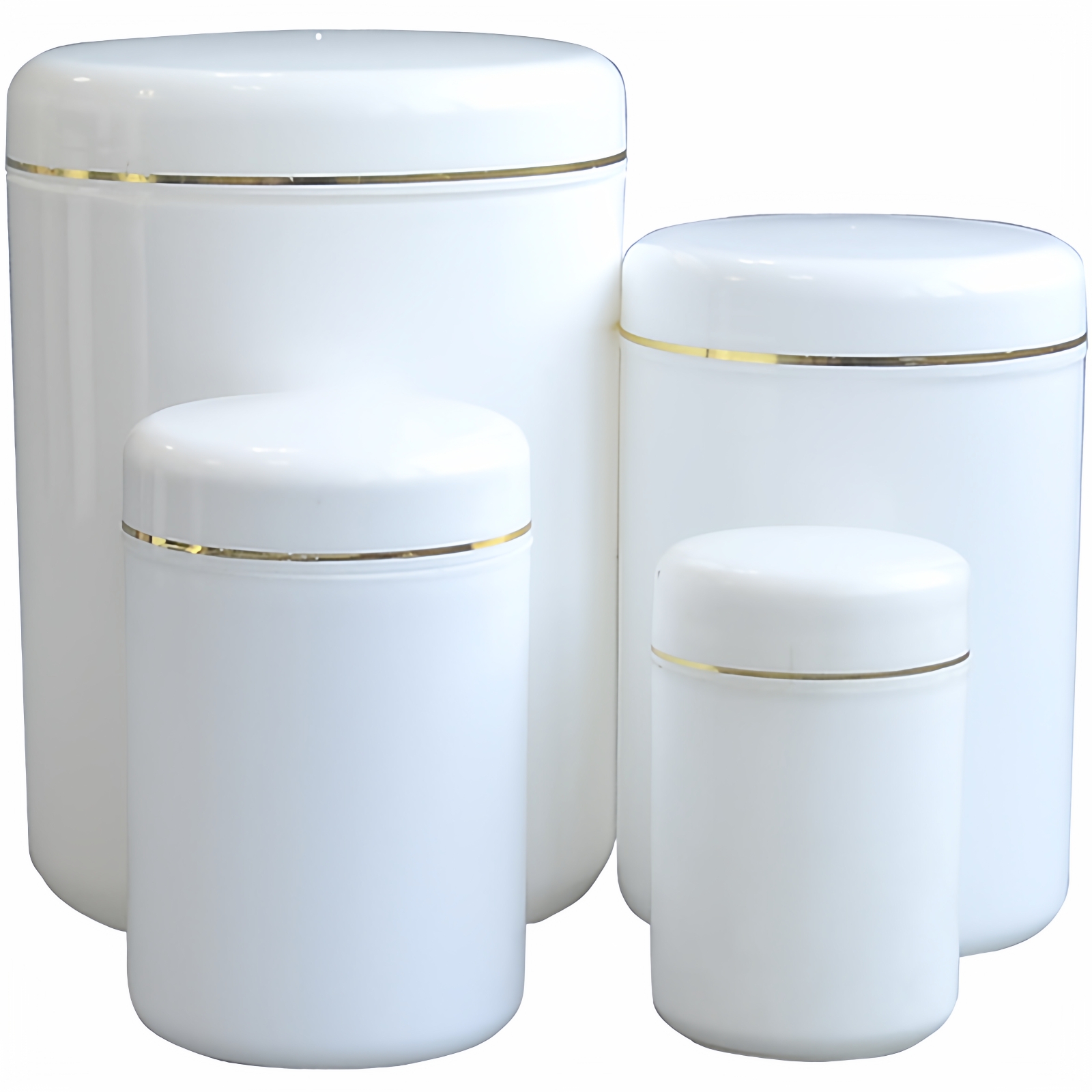 新款食品塑料罐pp材质商用瓶蜂蜜瓶圆形保健品塑料包装瓶硬塑料瓶 - 图3