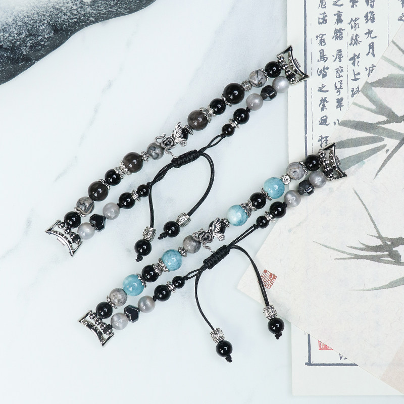 灵蛇蝶舞diy手表链适用小米手环腕带9/8/7/6/5/4手表8pro表带9pro/nfc手链7pro手串高级定制手工串珠个性新品,淘宝优惠券,粉丝福利购,淘宝优惠卷