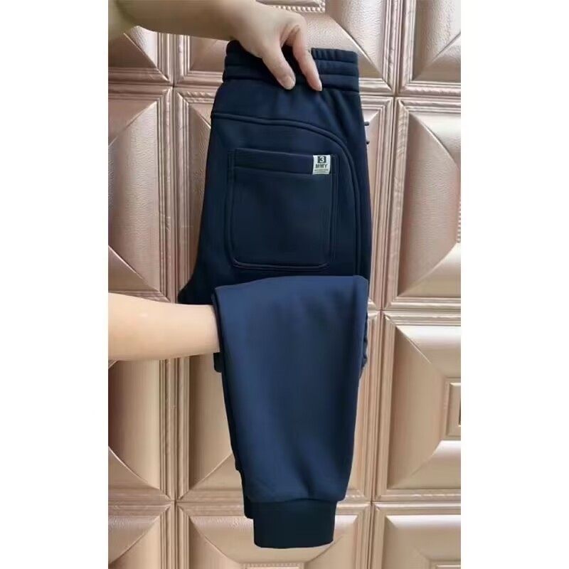 休闲裤男士2025秋冬百搭舒适运动束脚卫裤潮流加绒加厚小脚哈伦裤,淘宝优惠券,粉丝福利购,淘宝优惠卷