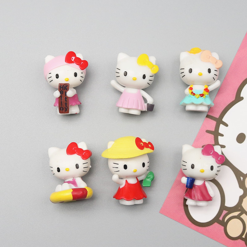 hellokitty手办kt猫公仔凯蒂猫烘焙蛋糕摆件女孩生日礼物玩偶模型 - 图2