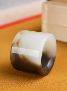 和田玉糖玉扳指男款大拇指指环