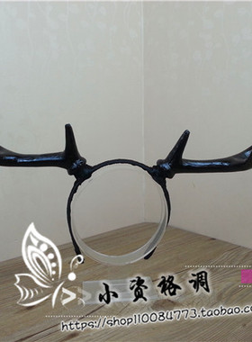 独家森林系漫展风摄影道具麋鹿角