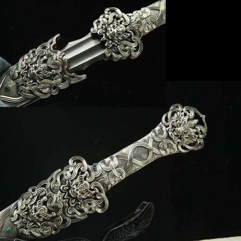百炼大马花纹钢白铜鞘收藏剑龙泉影视玄灵短剑冷兵器古宝剑未开刃,淘宝优惠券,粉丝福利购,淘宝优惠卷