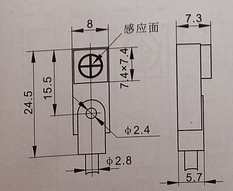 YINGKE接近开关QIN-25F8NO3 QIN-25P8N03 QIN-25F8P03QIN-25F8PO3-图1