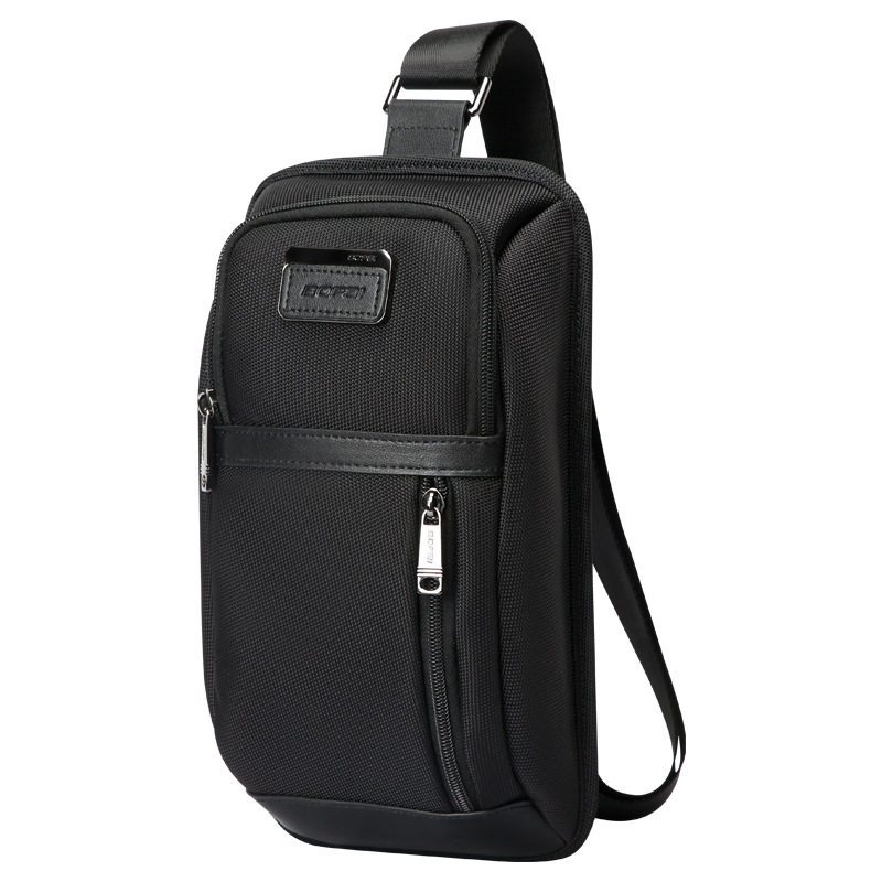 新款通勤胸包防泼水实用斜挎包多功能轻便单肩包大容量男士包博牌,淘宝优惠券,粉丝福利购,淘宝优惠卷