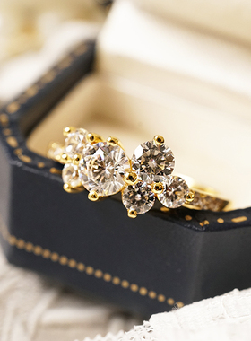 shaw自制小众风格925女礼物18K金