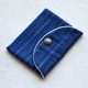 Handmade old-fashioned plaid striped card storage bag ID bag multi-layer fabric card bag portable small and cute