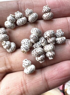 星月菩提葫芦小塔氧化黄色白色佛珠坠diy手连手串饰品