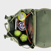 Jacquard embroidered fabric retro double shoulder mesh feather backpack