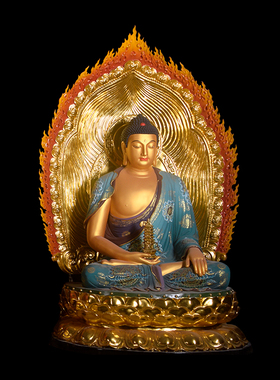 大型寺庙佛像三宝树脂玻璃钢