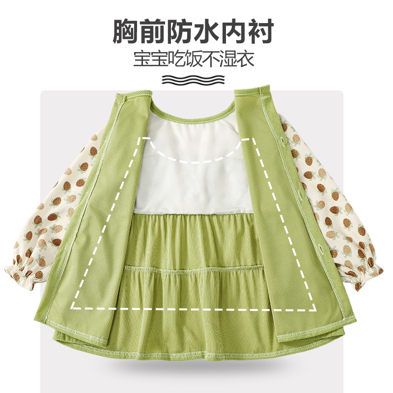 Baby girl's autumn and winter outer wear princess dress