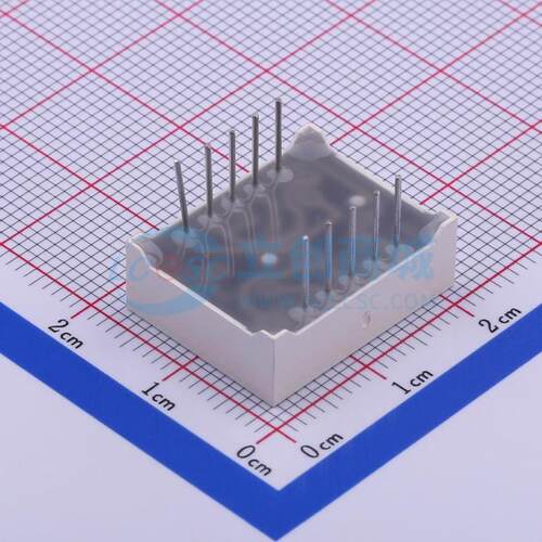 LED数码管 MHDA4021SRBW 插件 2位 20.1mmx16mmx7mm 红色 原装 - 图0