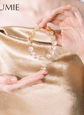 KLUMIE原创设计天然黄水晶手串