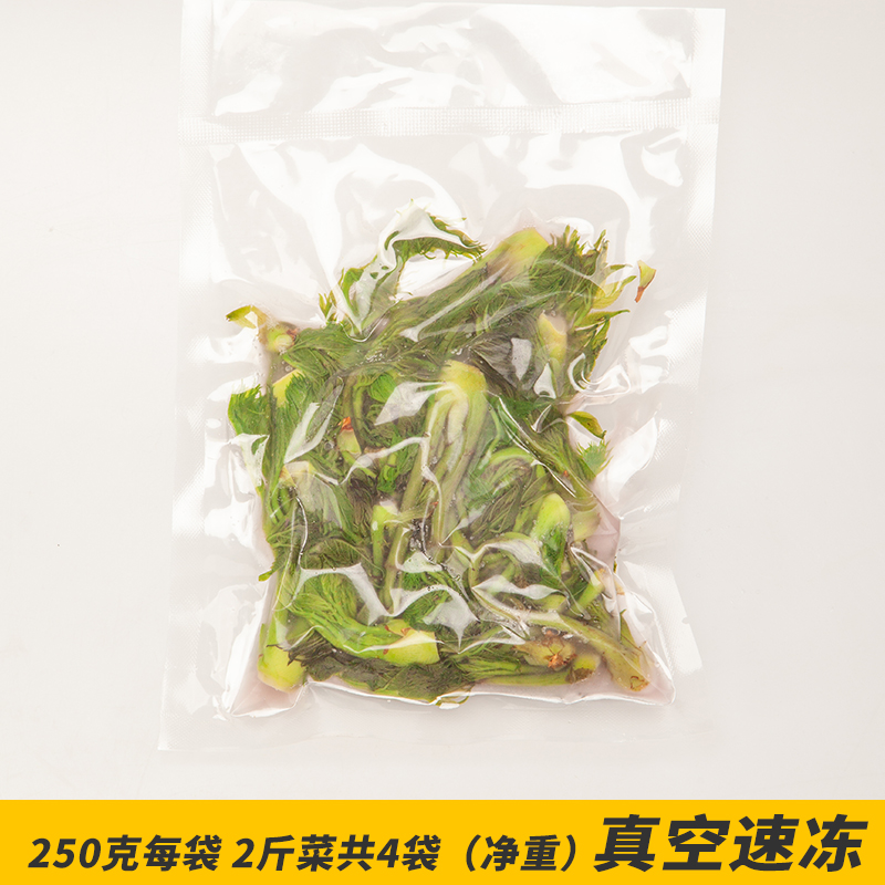 溪味道速冻刺嫩芽2斤东北山野菜刺龙芽刺老芽蘸酱菜 - 图0