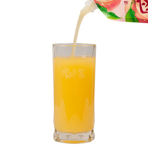 怡香碧蜜桃汁饮料520ml*4果汁含量≥35%黄桃果汁浓缩浓浆饮品整箱 - 图1