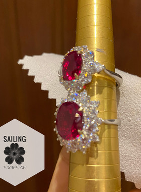 香港克拉红宝石戒指现货