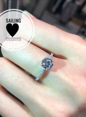 香港英国克拉白金钻石戒指现货