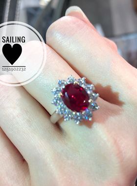 红宝石钻石戒指CARATLONDON女