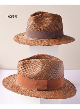 出游帽子日单宽檐草帽女