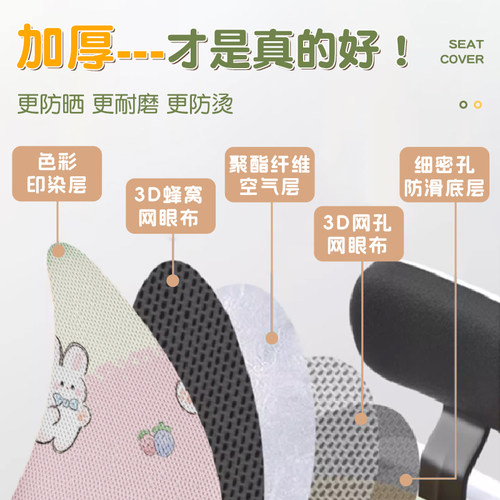 适用爱玛露娜座套座椅2024花园版luna电动车坐垫套装饰电瓶车配件 - 图2