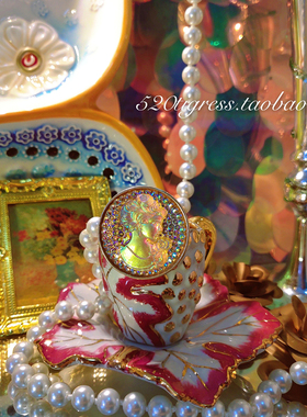 欧美复古幻彩树脂戒指