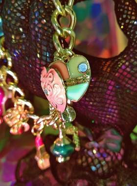 欧美风复古镀金手链