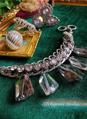 独家小众复古手链戒指