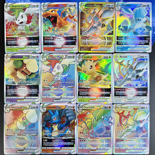 精灵宝可梦卡牌阿尔宙斯Vstar神奇宝贝喷火龙极巨化英文闪卡Vmax - 图0