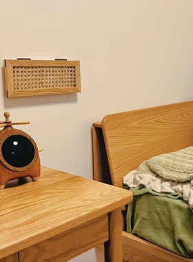 开关套装饰竹编开关套插座开关套定制