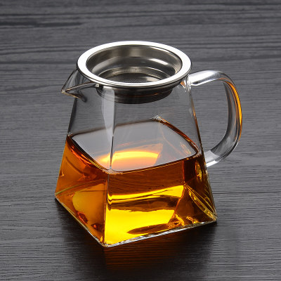 玻璃公道杯小号 加厚玻璃公道杯 公道杯玻璃茶海公杯茶漏分茶器 - 图0