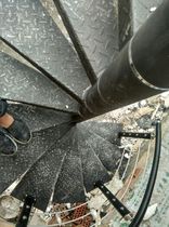 Chengdu Rotary Patterned Board Outdoor Steel Wood Stairs Booking Co-City Free Installation Shipping Measurement RMB288