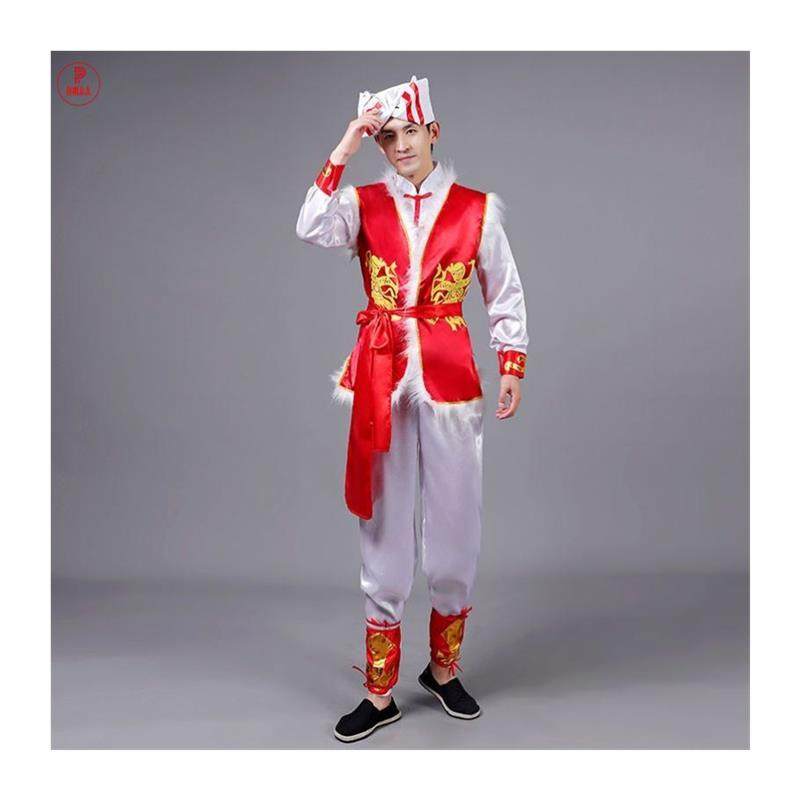 陕北民歌演出服安塞腰鼓服传统舞狮打鼓龙舟服秧歌民歌舞台装,淘宝优惠券,粉丝福利购,淘宝优惠卷