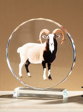 小兔子水晶摆件家居装饰品