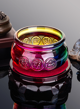 高档水晶聚宝盆貔貅摆件