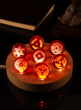 生日礼物水晶球小夜灯摆件