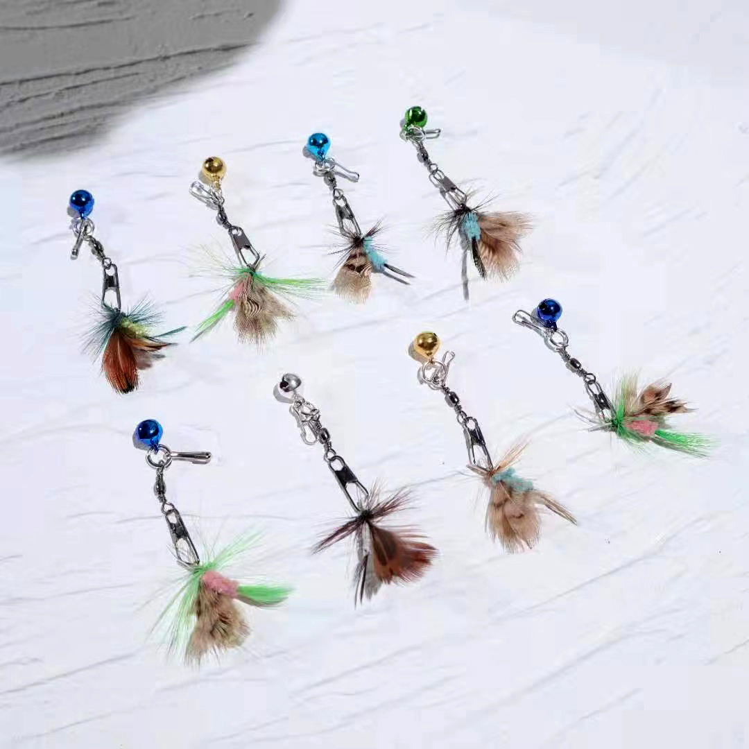 ▲上宅cfa逗猫棒赛级仿真小飞虫猫玩具质量好可替换头羽毛加长杆 - 图2