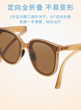 海俪恩偏光太阳镜男折叠墨镜女
