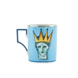 Итальянский ginori1735 Haixian Путешествие к ретро -водной чашке. Кубка чашки ручной работы керамический подарок Wu Qianyu Тот же абзац