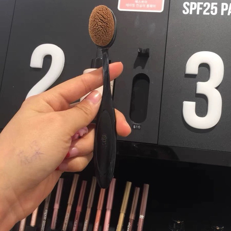韩国原装艾丝珀espoir明星粉底刷化妆师专业长柄BB霜刷便携不吃粉,淘宝优惠券,粉丝福利购,淘宝优惠卷