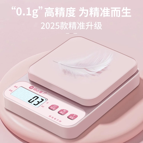 Выпечка на кухонной шкале.