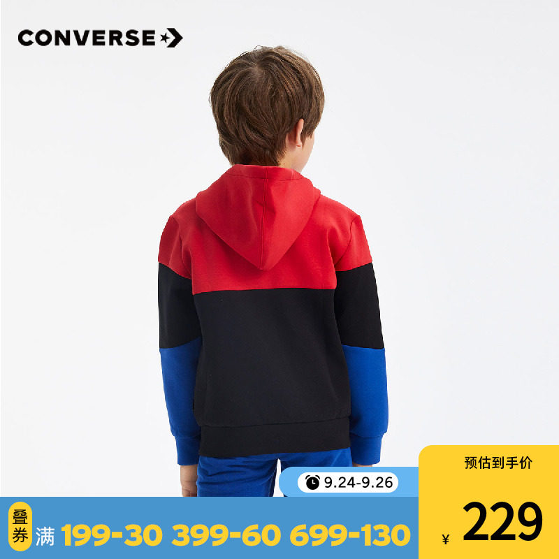 converse童装2020秋季新款复古卫衣 Rookie卫衣/绒衫