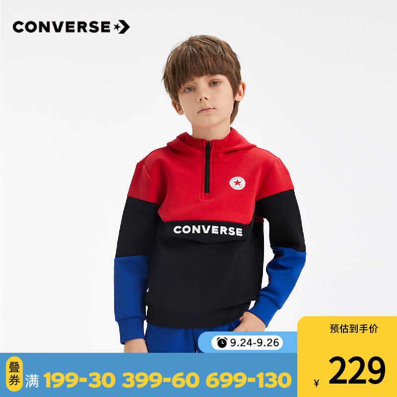 converse童装2020秋季新款复古卫衣 Rookie卫衣/绒衫