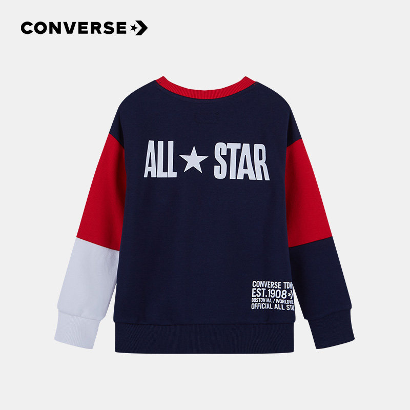 converse童装2020春季小童拼接卫衣 Rookie卫衣/绒衫