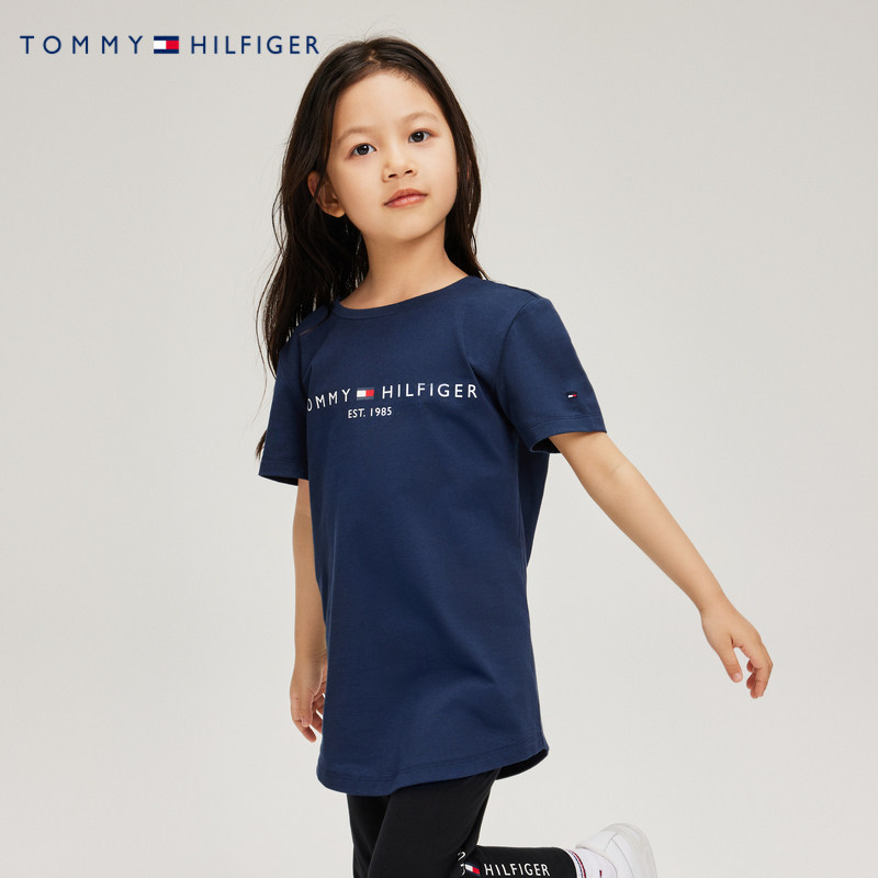 tommy童装2023男女童短袖潮打底衫 RookieT恤